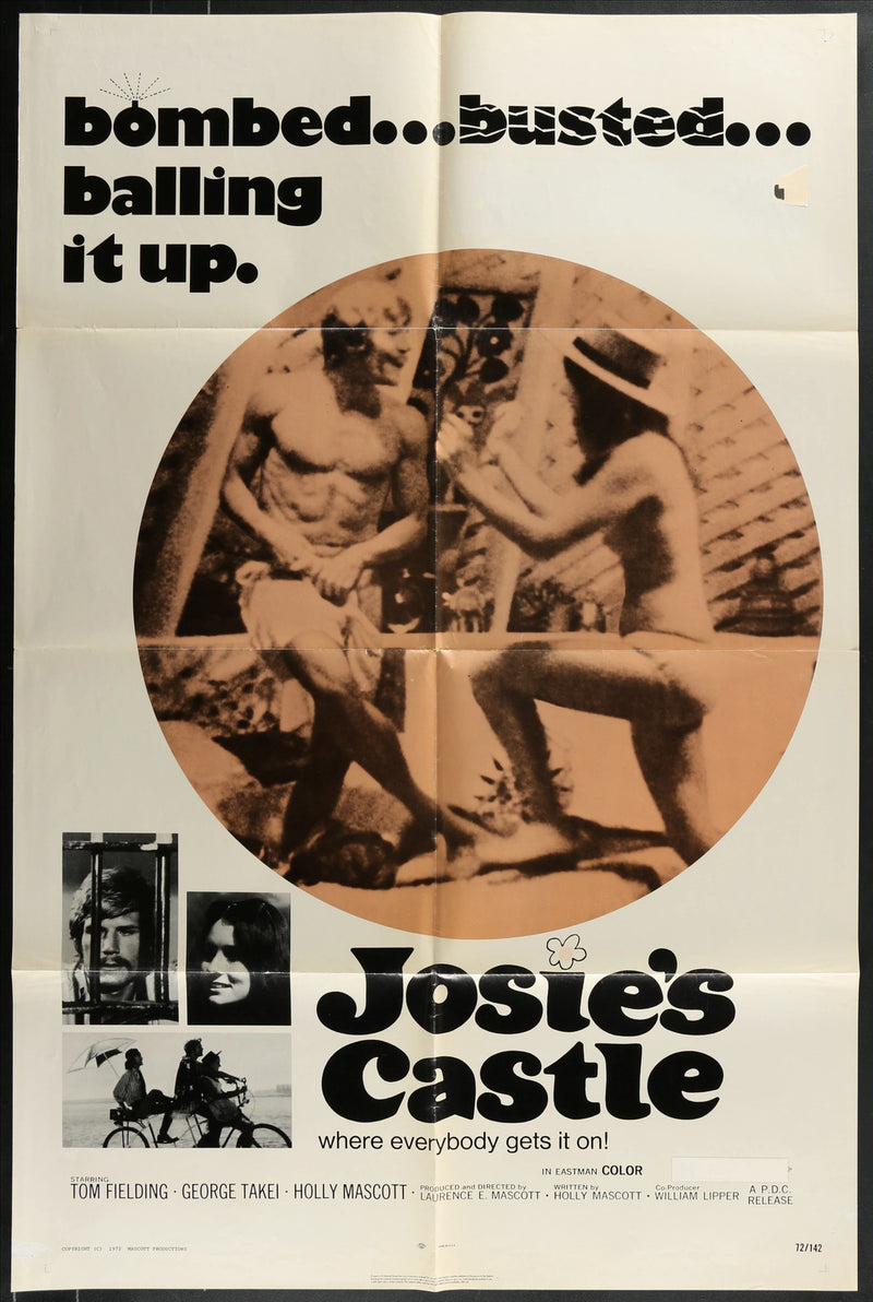 Josie’s Castle (1971) Original Movie Poster Folded 27x41