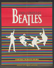 The Compleat Beatles (1982) Original Music Promo Poster Folded 22x28