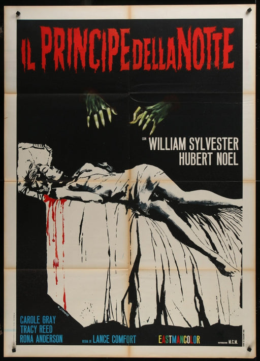 Devils of Darkness (aka Il Principe Della Notte) Italian 1P Poster Folded 39x55