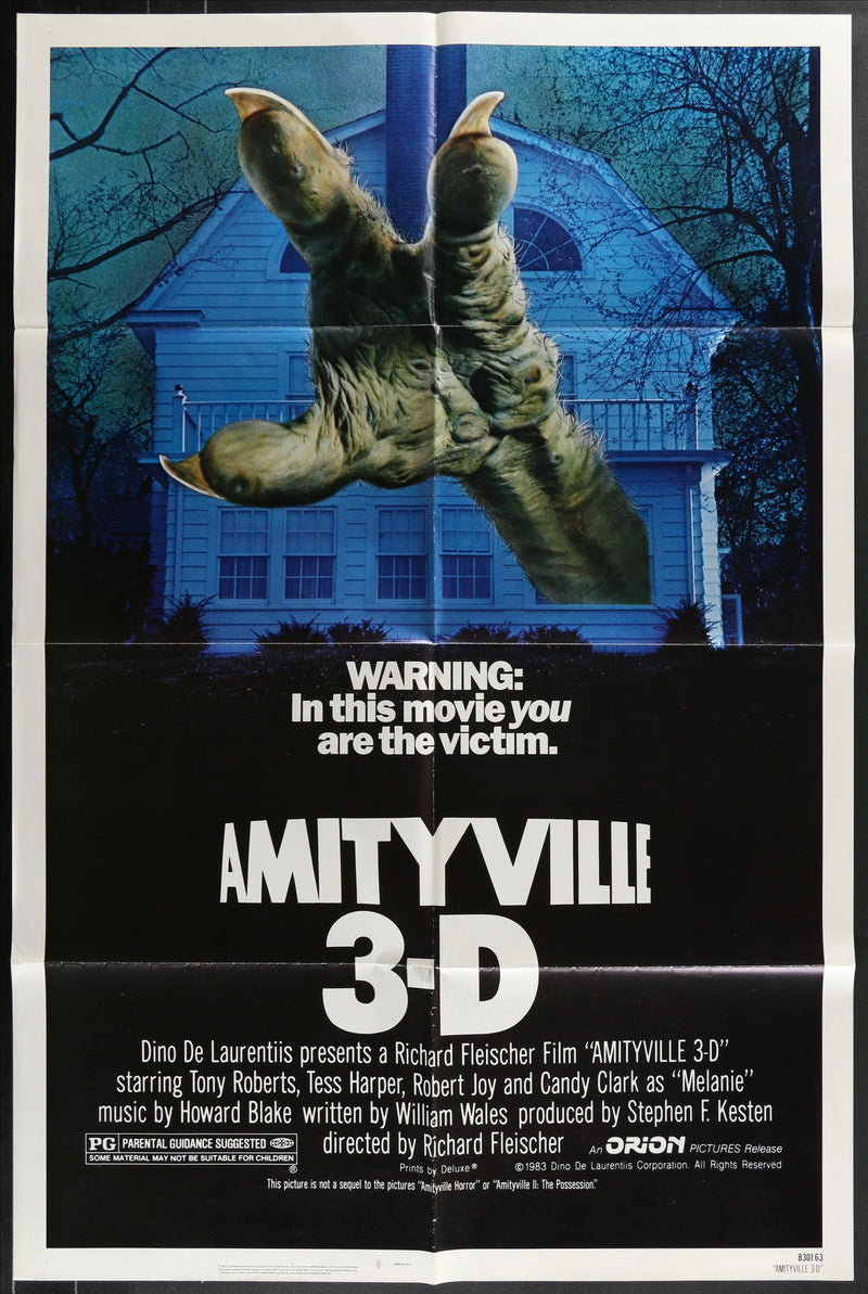 Amityville 3-D (1983) Original Movie Poster F 27x41