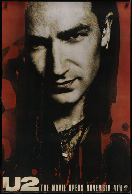 U2 Rattle and Hum (1988) Original Movie Poster BONO Rolled 27x40