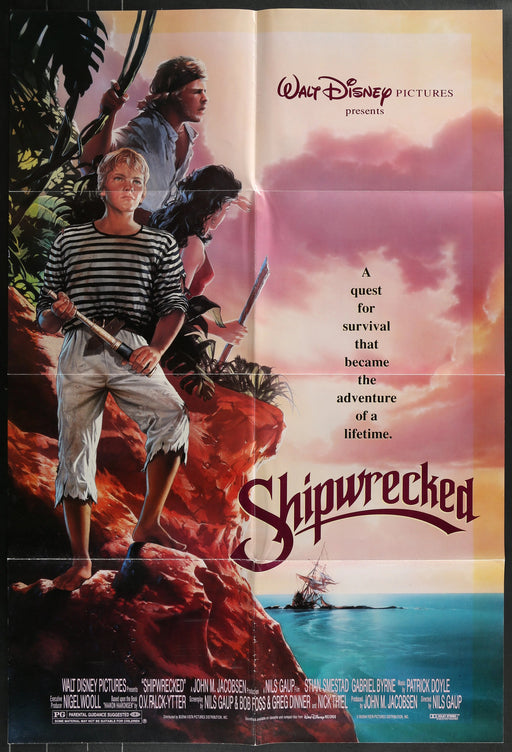 Shipwrecked (1991) Original Movie Poster Folded 27x40