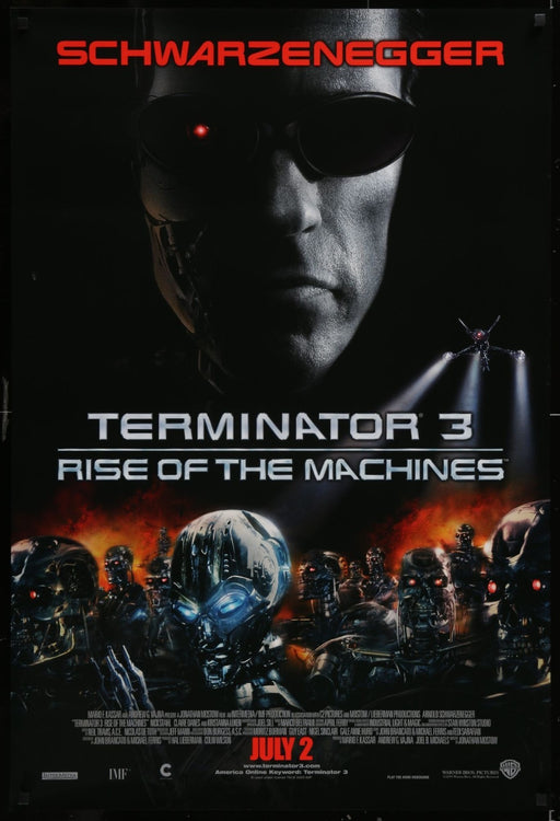 Terminator 3: Rise of the Machines (2003) Orig DS Movie Poster Rolled 27x40