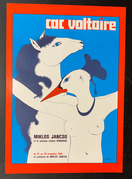 Miklos Jancso (1983) CAC Voltaire French Poster Rolled 15.75x22.75