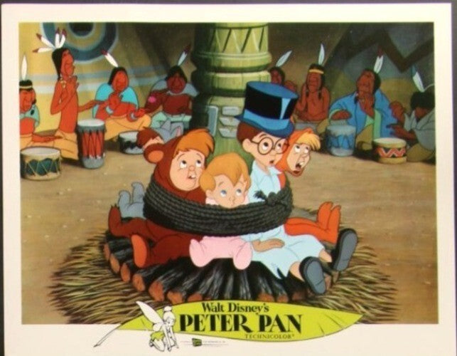 Peter Pan (1953 Re-release) Original Lobby Card Movie Poster 11x14