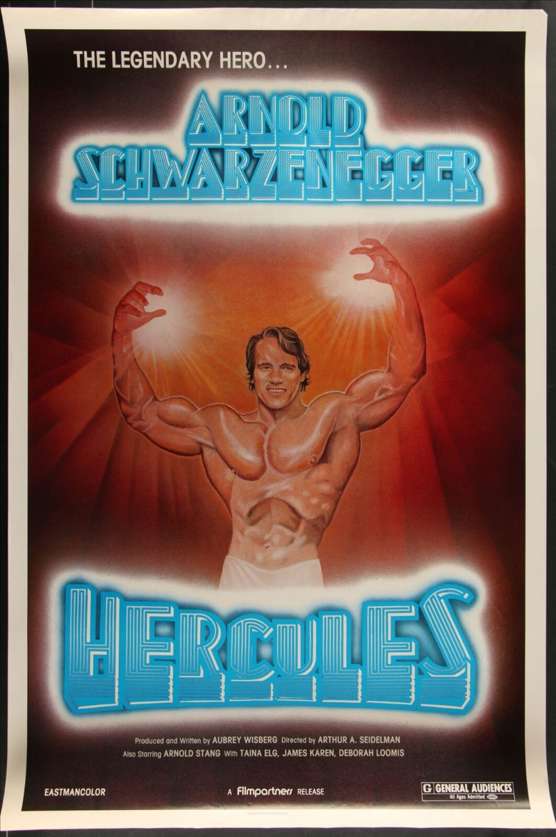 Hercules in New York (1970) Original Movie Poster Rolled 27x41