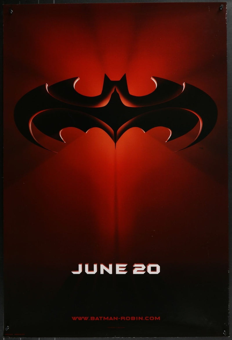 Batman & Robin (1997) Original Double-sided Movie Poster Rolled 27x40