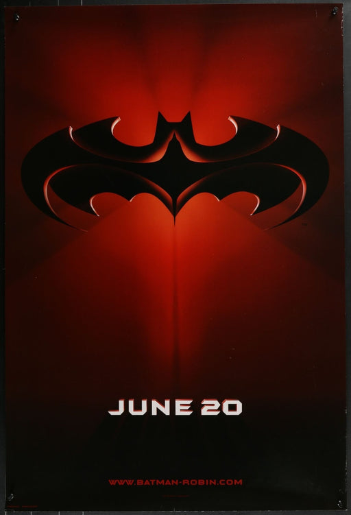 Batman & Robin (1997) Original Double-sided Movie Poster Rolled 27x40