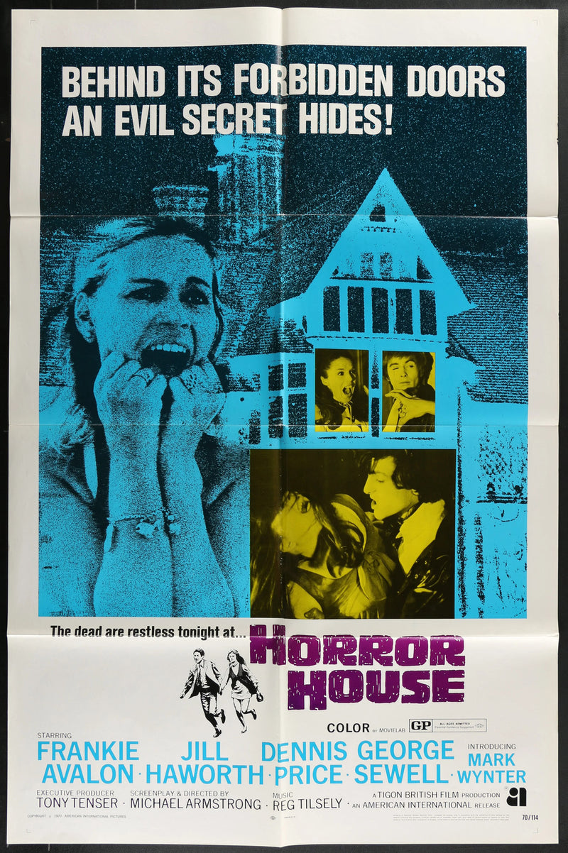 Horror House (1969) Original Movie Poster Folded 27x41