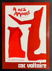 À Mes Amours (1984) CAC Voltaire French Poster Rolled 15.75x22.75