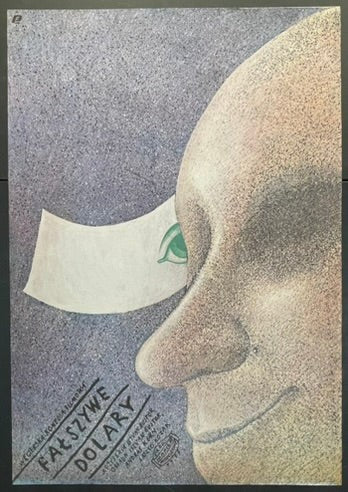 Fałszywe dolary (1986) Original Polish Movie Poster Rolled 26.5x38