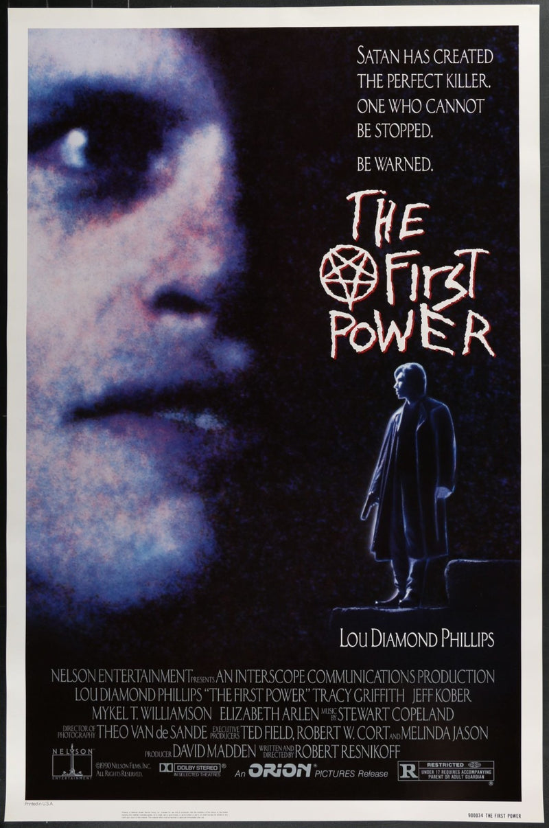 The First Power (1990) Original Single-sided Movie Poster Rolled 27x41