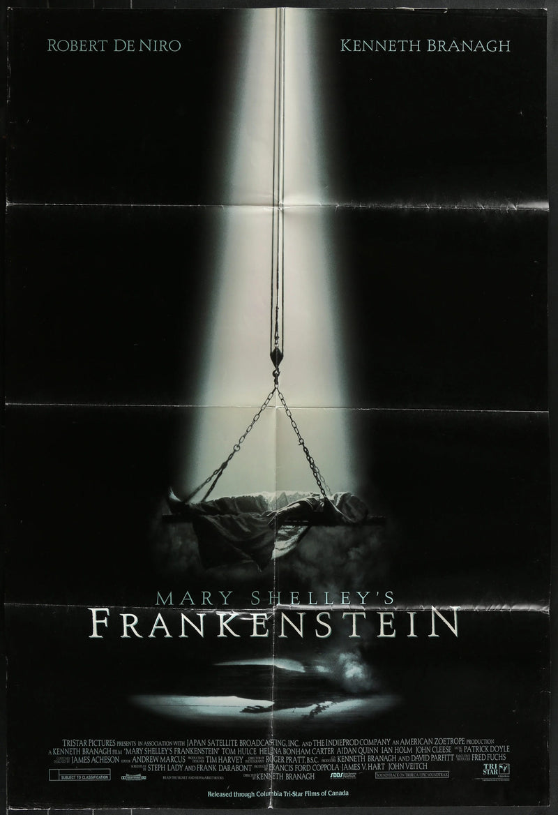 Frankenstein (1994) Original Movie Poster Folded 27x40