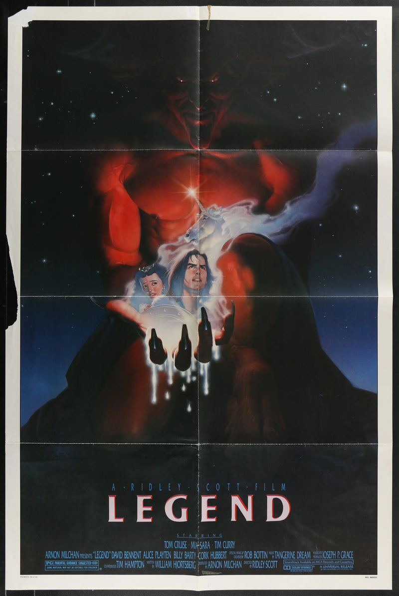 Legend (1985) Original Movie Poster Folded 27x41