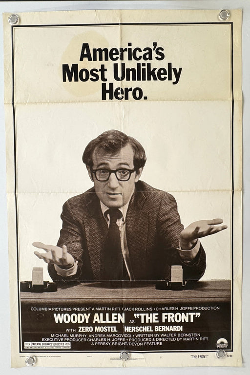 The Front (1976) Original Movie Poster Folded 27x41
