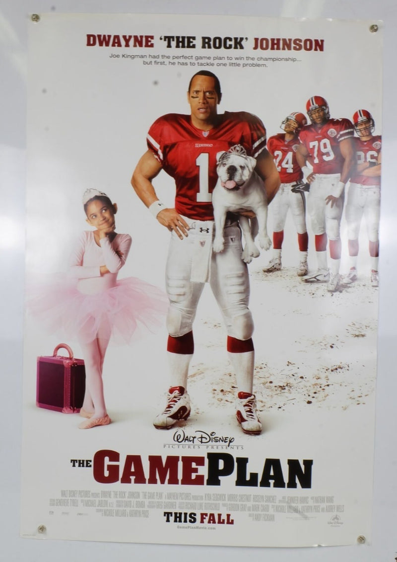 The Game Plan (2007) Original Movie Poster Rolled 27x41