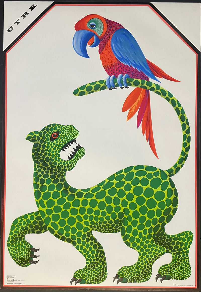 Cyrk (1974) Original Polish Circus Poster 26x38