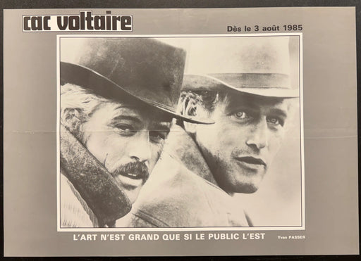 Butch Cassidy and the Sundance Kid (1985 CAC Voltaire) Poster Folded 15.75x22.75