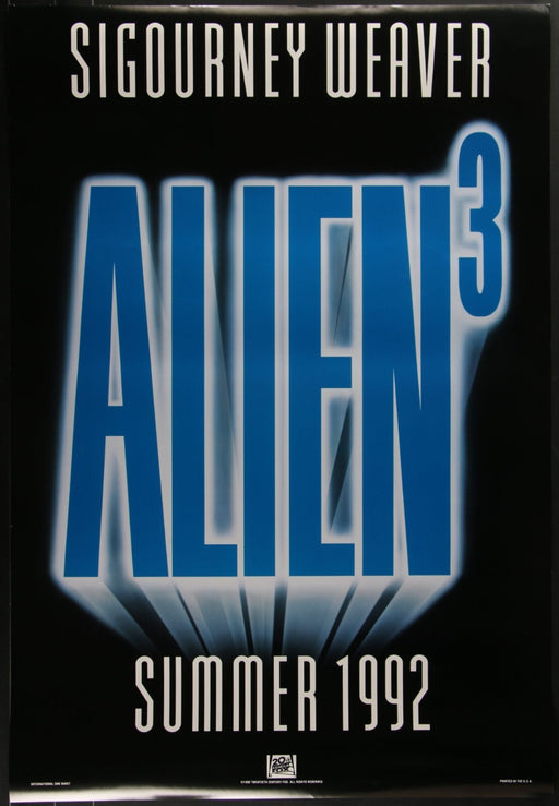 Alien³ (1992) Original Double-sided Movie Poster 27x40