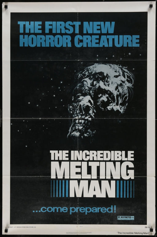 The Incredible Melting Man (1977) Original Movie Poster Folded 27x41
