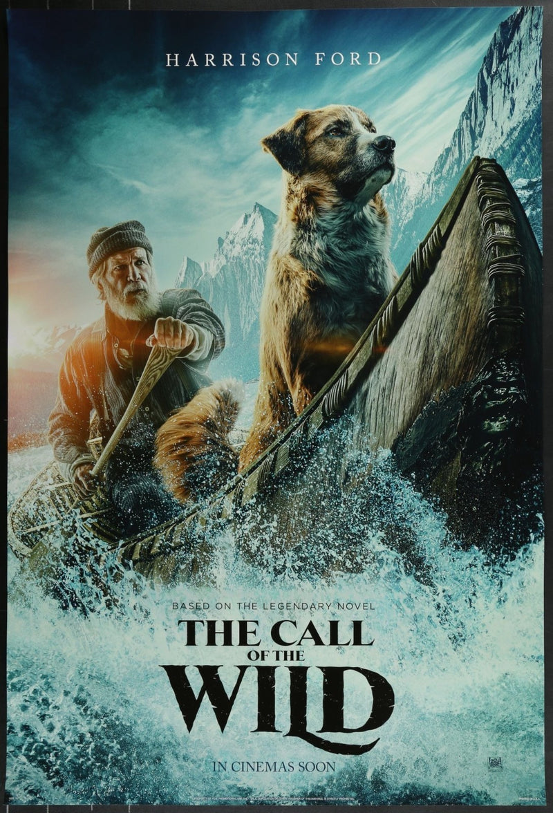 The Call of the Wild (2020) Original Double-side Movie Poster Rolled 27x40