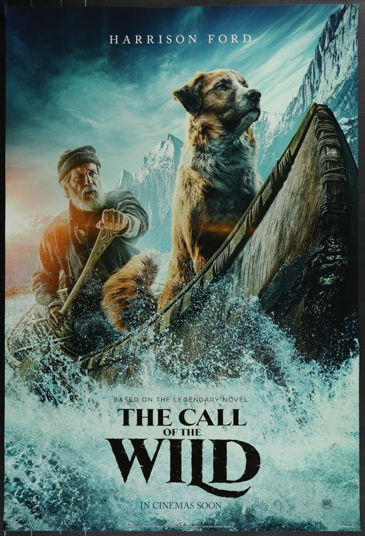 The Call of the Wild (2020) Original Double-side Movie Poster Rolled 27x40