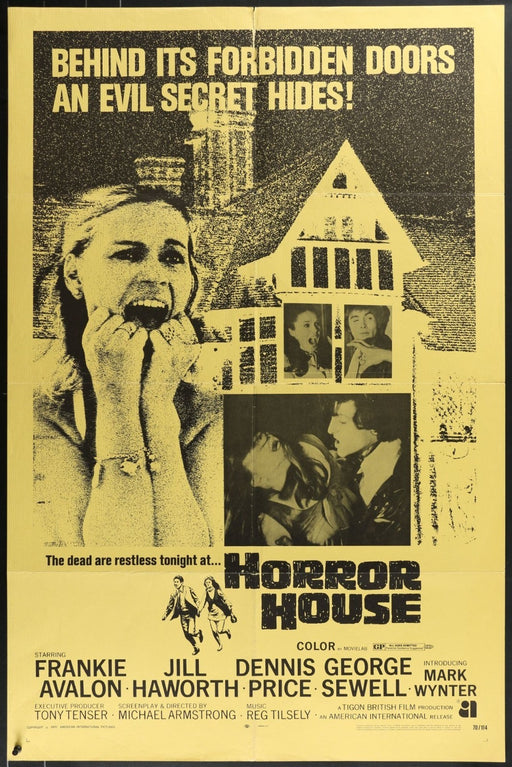 Horror House (1969) Original Folded Military Movie Poster 27x40