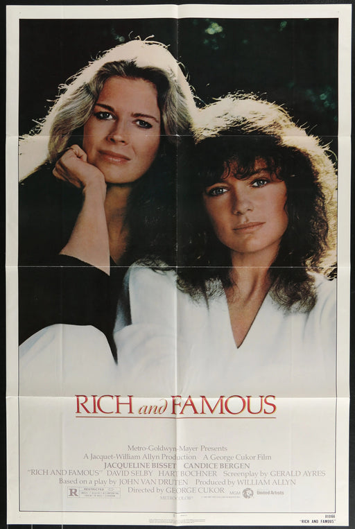 Rich and Famous (1981) Original Movie Poster Folded 27x41