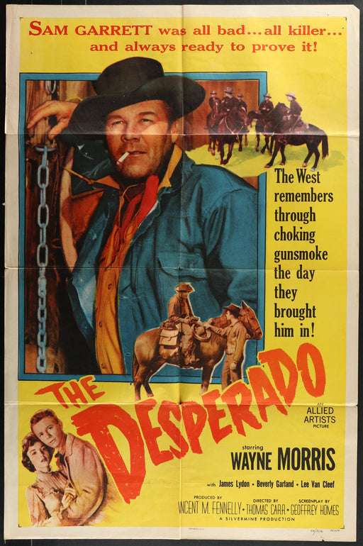 The Desperado (1954) Original Western Movie Poster F 27x41