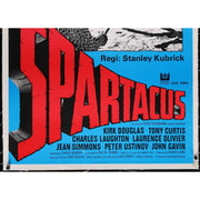SPARTACUS - 1984 Swedish Re-Release Poster Linenbacked 27 1/2" x 39" Kubrick