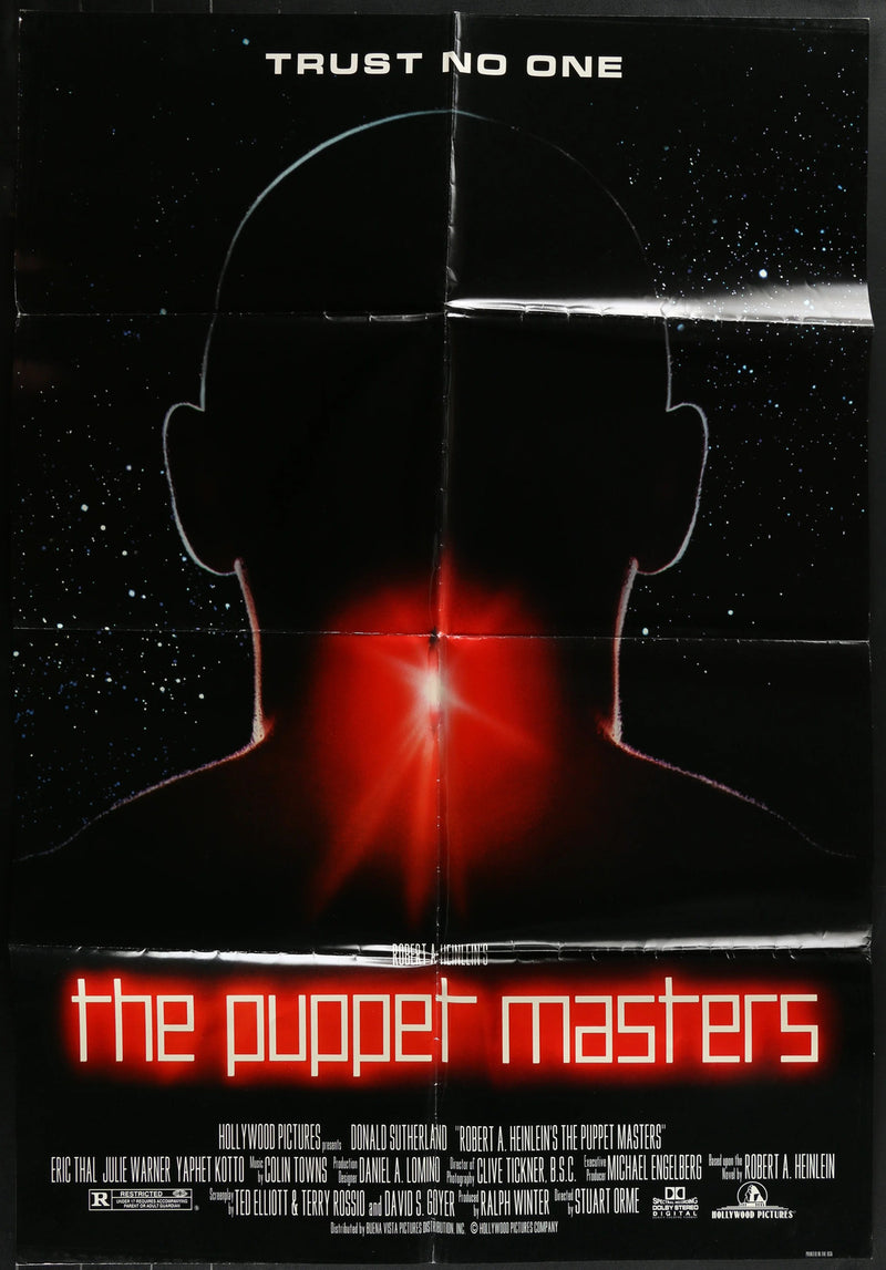The Puppet Masters (1994) Original Movie Poster Folded 27x41