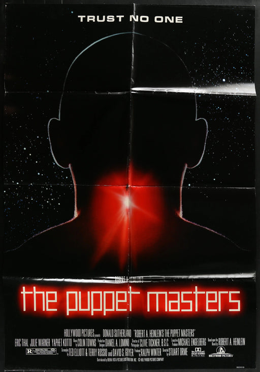 The Puppet Masters (1994) Original Movie Poster Folded 27x41