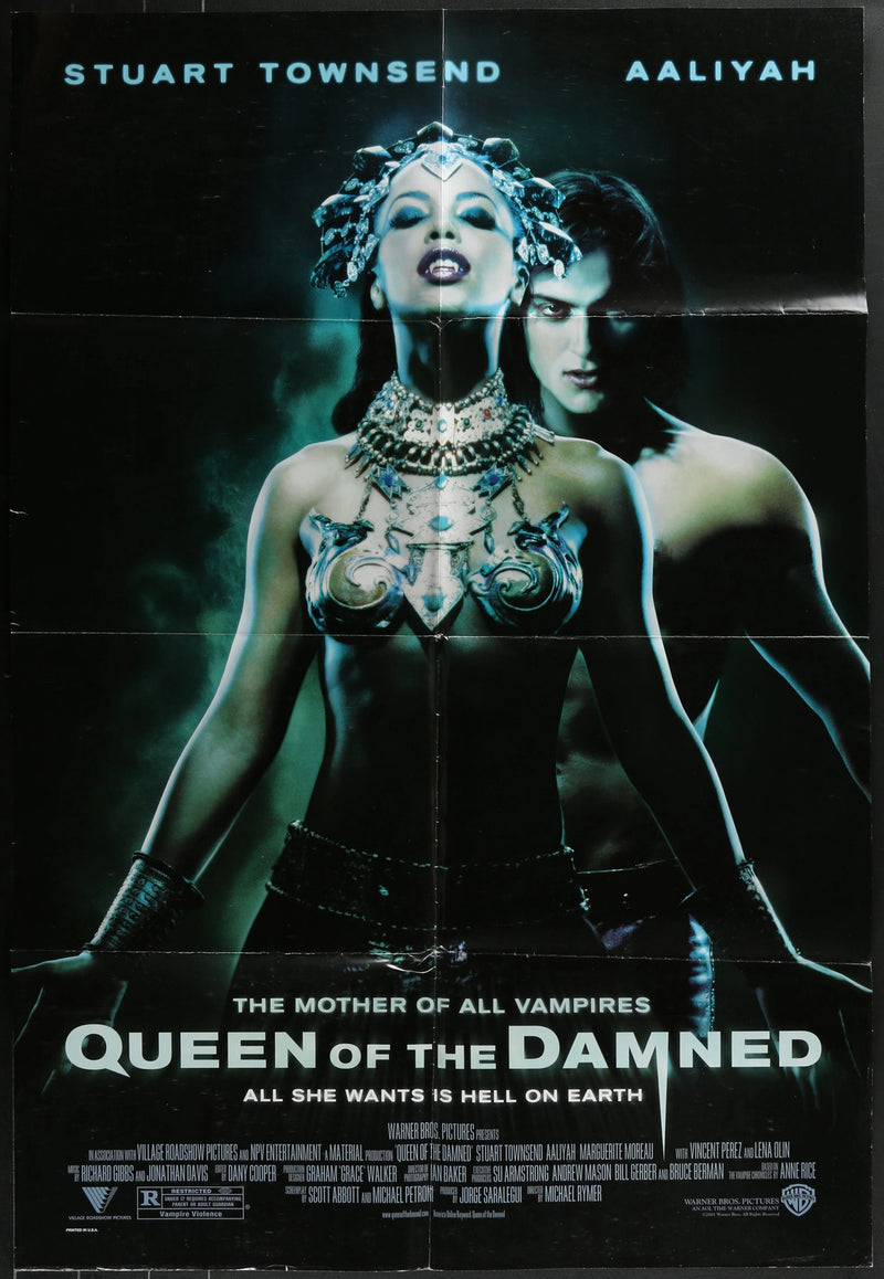 Queen of the Damned (2002) Original Movie Poster Folded 27x40