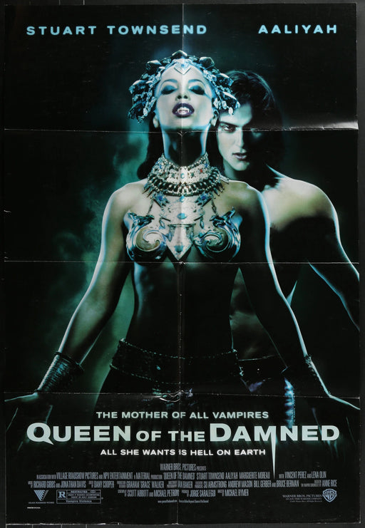 Queen of the Damned (2002) Original Movie Poster Folded 27x40