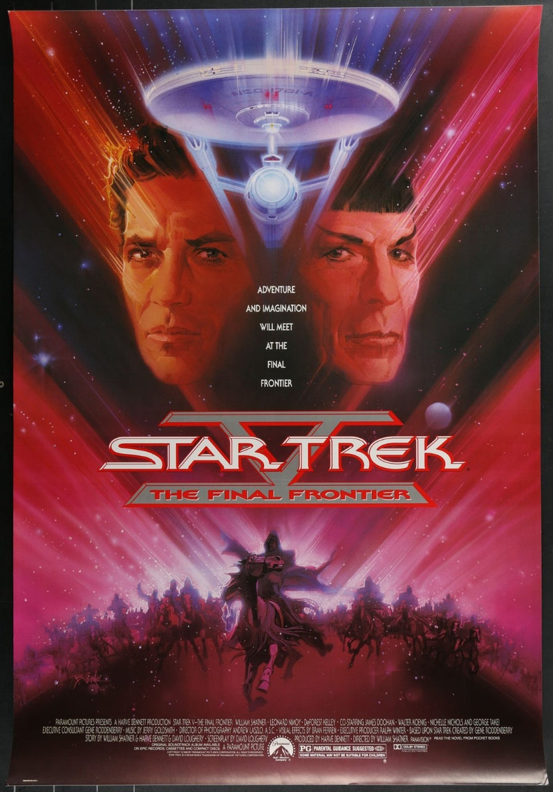 STAR TREK V - The Final Frontier (1989) Original Movie Poster 27x40