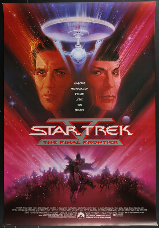 STAR TREK V - The Final Frontier (1989) Original Movie Poster 27x40