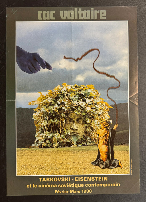 Tarkovski – Eisenstein (1988) CAC Voltaire Poster Folded 15.75x22.75