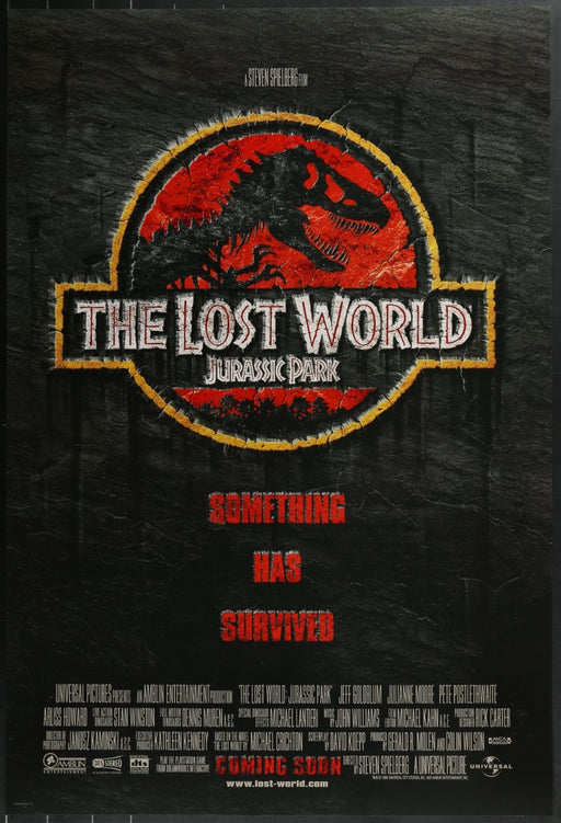 The Lost World: Jurassic Park (1997) Orig Double-sided Movie Poster Rolled 27x40