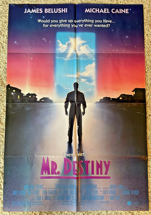 Mr. Destiny (1990) Original Movie Poster One-Sheet Folded 27x40 Belushi BP66