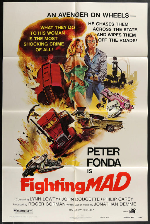 Fighting Mad (1976) Original Movie Poster Folded 27x41