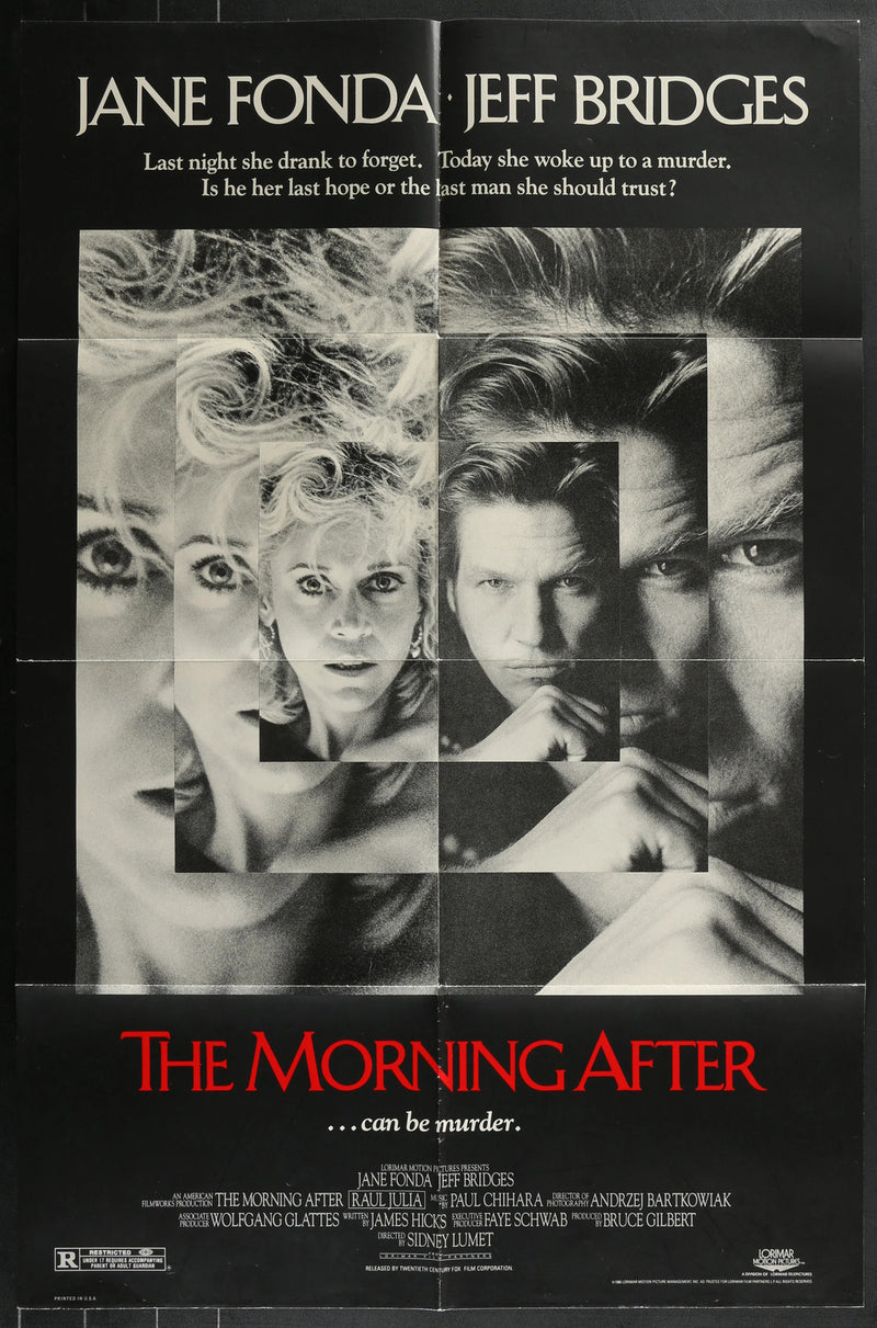 The Morning After (1986) Original Movie Poster Folded 27x41