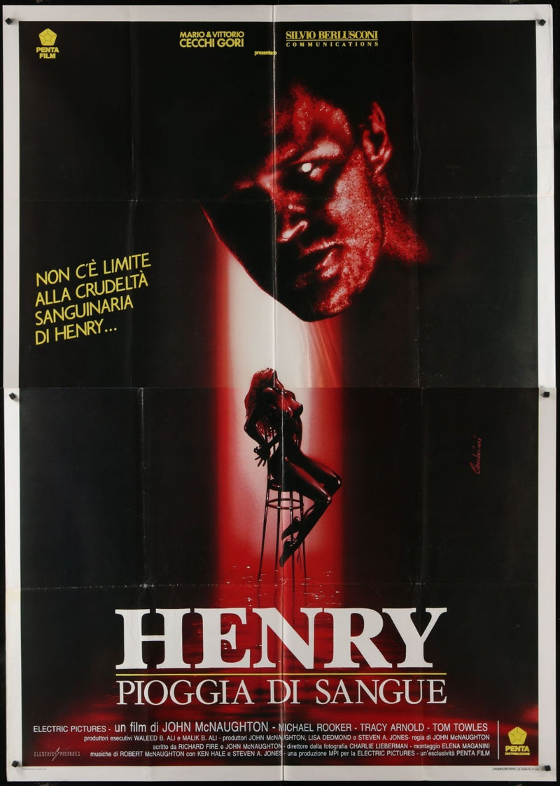 Henry: Portrait of a Serial Killer (1986) Orig. Italian 2P Movie Poster 55x78