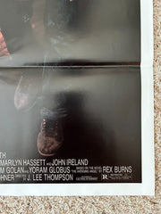 Messenger of Death (1988) Orig. Movie Poster One-Sheet 27x41 Folded Bronson BP81