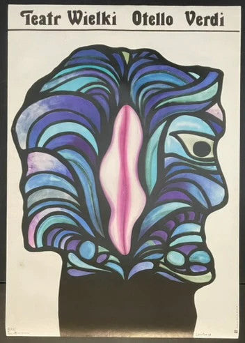 Otello (1972) Original Polish Opera Poster 26x38