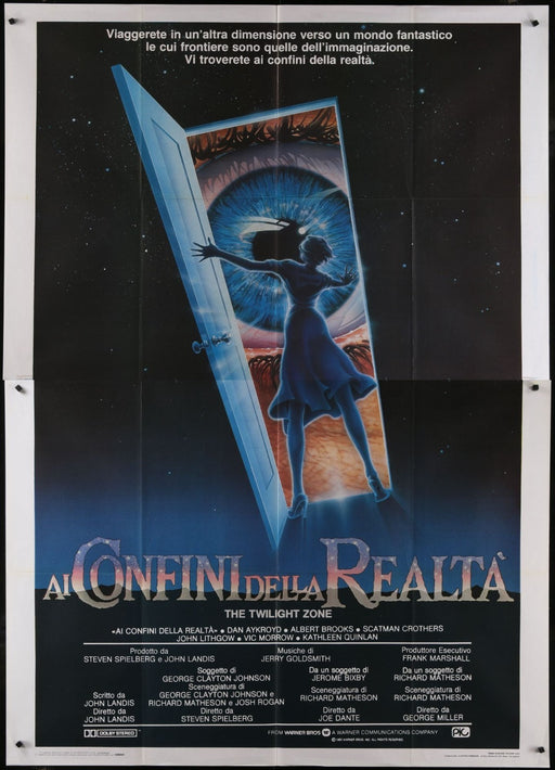 The Twilight Zone (1983) Original Italian 2P Movie Poster 55x78