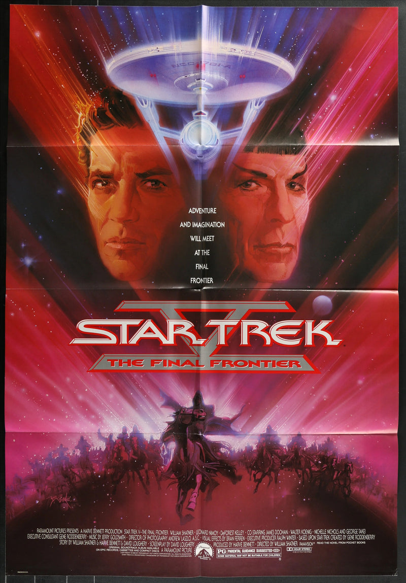 Star Trek: The Final Frontier (1989) Original Movie Poster F 27x40