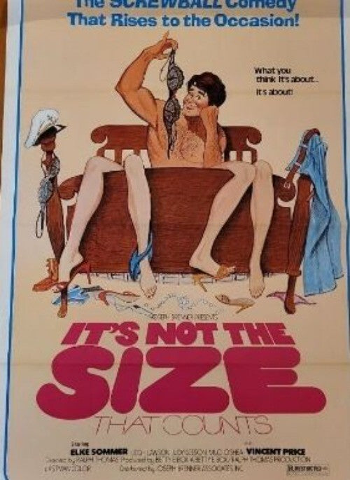 It's Not the Size That Counts (1974) Original Movie Poster 27x41