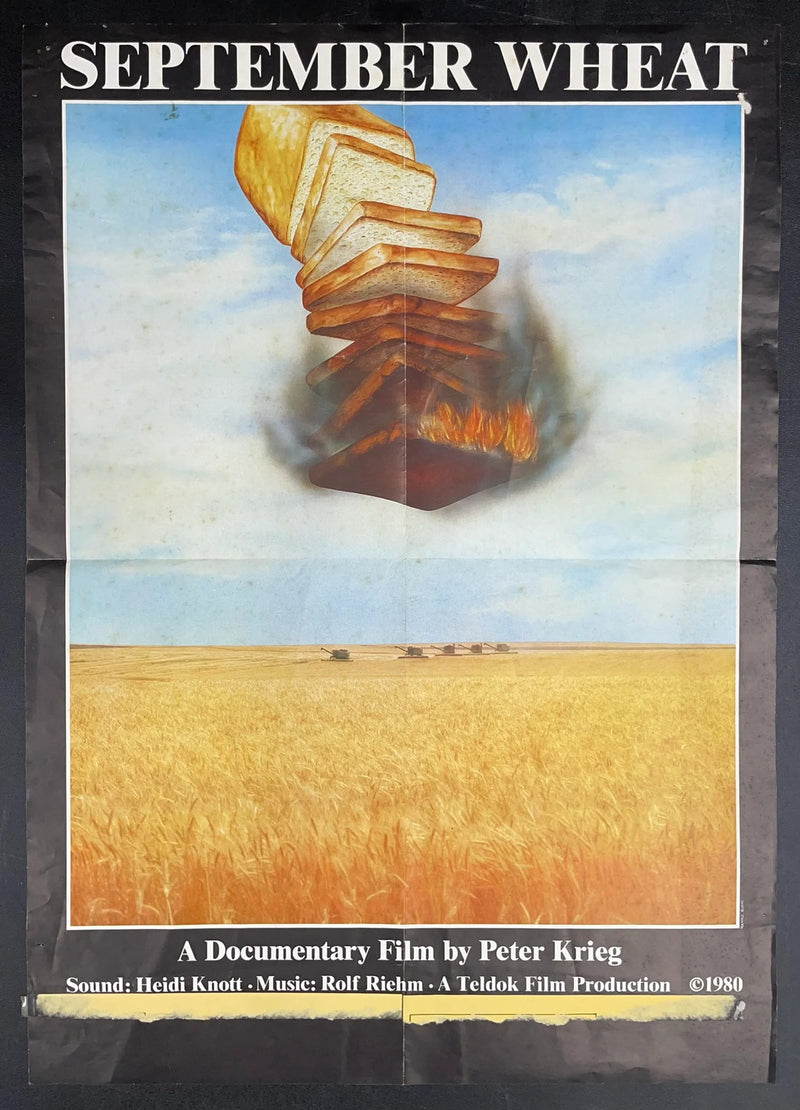 September Wheat (1980) Original Documentary Poster Folded 16x23