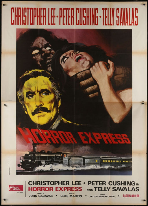 Horror Express (1972) Original Italian 2P Movie Poster 55x78