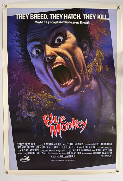 Blue Monkey (1987) Original Movie Poster 27x41